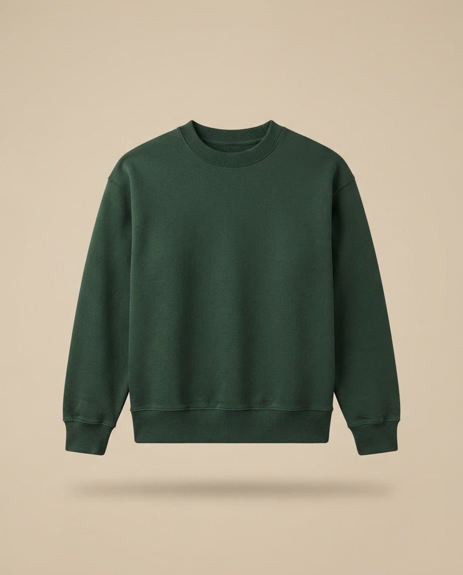 Heart Crewneck – Forest, tampak depan