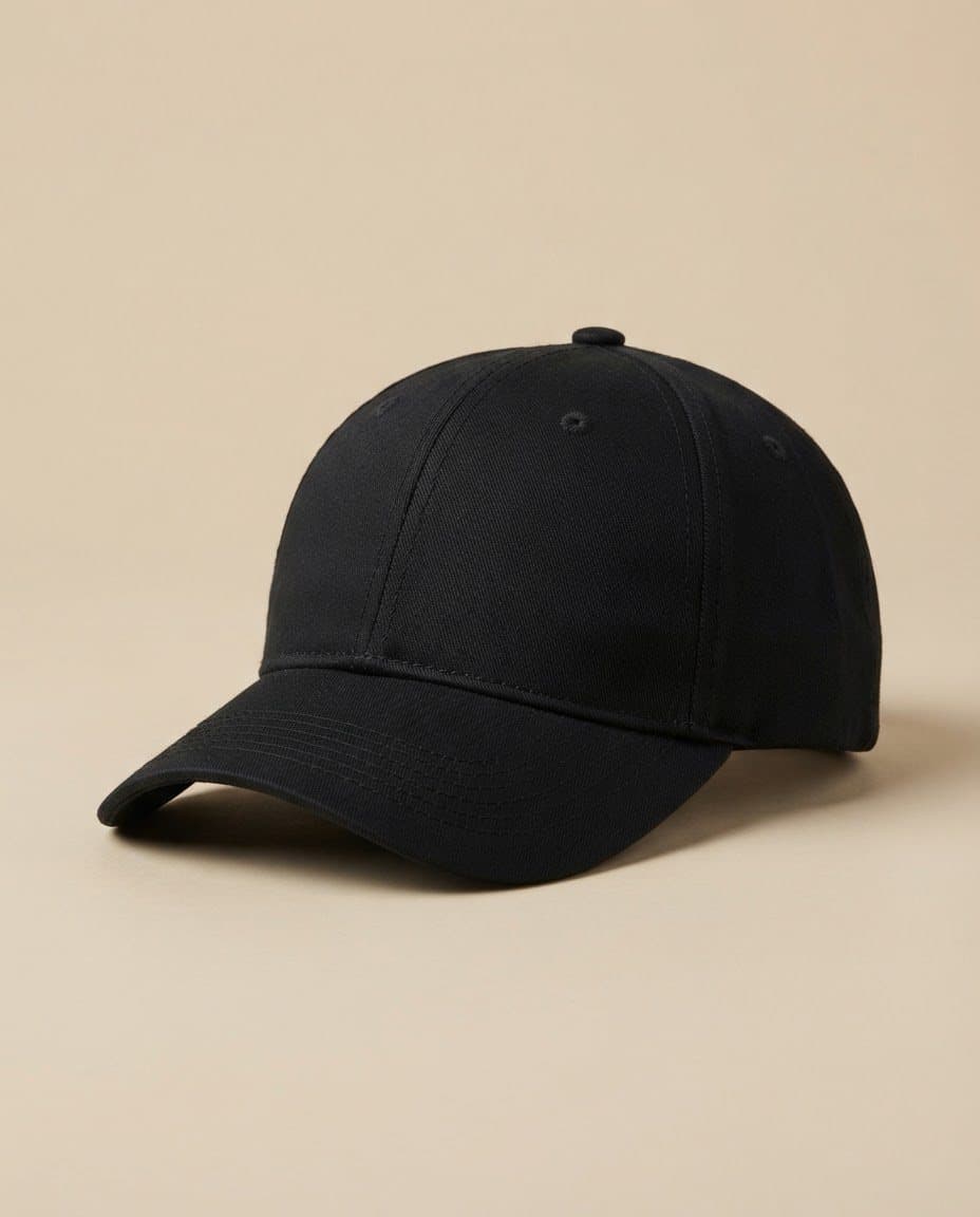 Mark Cap – Black, tampak depan